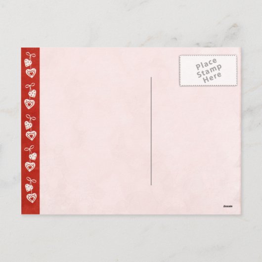 Valentijn voor Kind Feestdagenkaart (Achterkant)