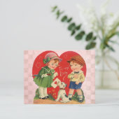 Valentijn voor Kind Feestdagenkaart (Staand voorkant)