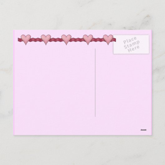 Valentijn voor kinderen feestdagenkaart (Achterkant)