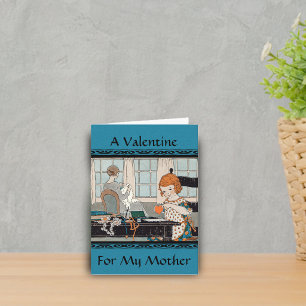  Valentijn voor kindermeisje voor moeder Feestdagen Kaart