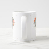 Valentijn voor kleinkind hart krans grote koffiekop (Achterkant)