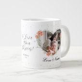 Valentijn voor kleinkind hart krans grote koffiekop (Voorkant rechts)