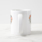 Valentijn voor kleinkind hart krans grote koffiekop (Achterkant)