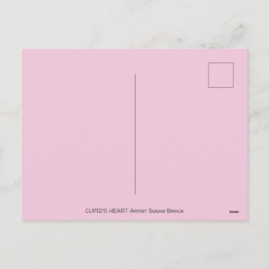 VALENTIJN VOOR KUSTMATIGE DRAGON, HART- EN ARROUWV FEESTDAGENKAART (Achterkant)