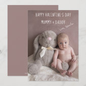 Valentijn voor mama en papa feestdagenkaart (Voorkant / Achterkant)