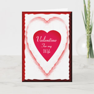 Valentijn voor mijn vrouw feestdagen kaart