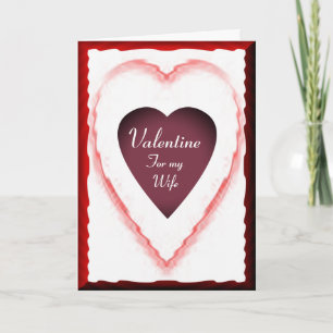 Valentijn voor mijn vrouw feestdagen kaart