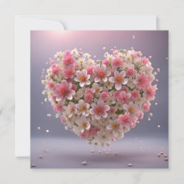 Valentijn voor moeder en vader feestdagenkaart