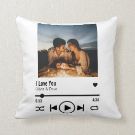 Valentijn voor persoonlijke foto's in afspeellijst kussen