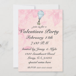  Valentijn voor warme luchtballon Kaart