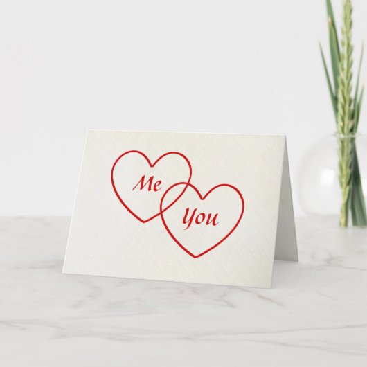 Valentijn Vragen Feestdagen Kaart (Voorkant)