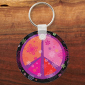 Valentijn vredesbord sleutelhanger (Voorkant)