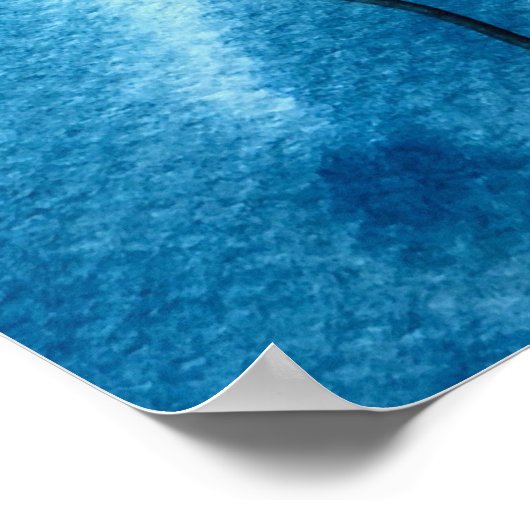 Valentijn waterverf rode hartballonnen poster (Hoek)