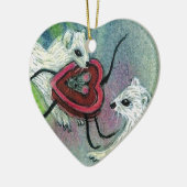 Valentijn Weasel Ornament (Links)