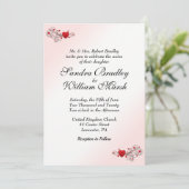 Valentijn Wedding Uitnodiging (Staand voorkant)