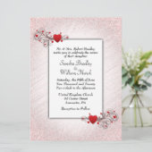 Valentijn Wedding Uitnodiging (Staand voorkant)