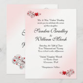 Valentijn Wedding Uitnodiging (Voorkant / Achterkant)