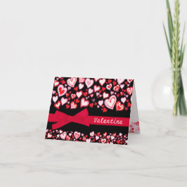 Valentijn, wees alsjeblieft mijn kaart harten & ro