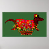 Valentijn Weiner Dog Poster (Voorkant)