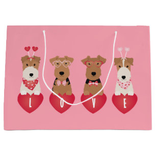 Valentijn Welsh Wire Fox Terrier Dogs Groot Cadeauzakje