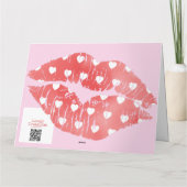 Valentijn Wenskaart Kaart (Achterkant)