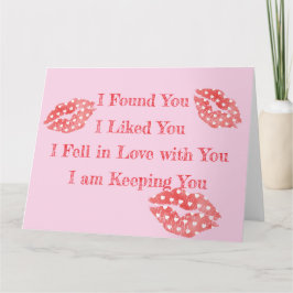 Valentijn Wenskaart Kaart