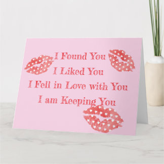 Valentijn Wenskaart Kaart