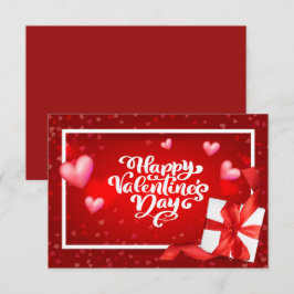 Valentijn Wenskaart Notitiekaartje