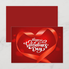 Valentijn Wenskaart Notitiekaartje