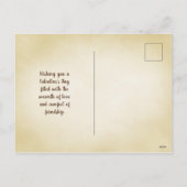 Valentijn wenst Baby Instagram Photo Burlap Feestdagenkaart (Achterkant)