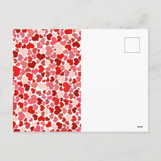 Valentijn wenst Schattig kattenkoppel hart maan Feestdagenkaart (Achterkant)