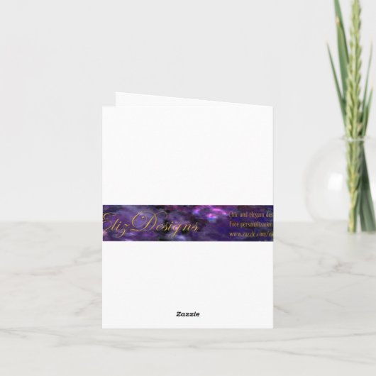 Valentijn Whimsical Flowers Kaart (Achterkant)