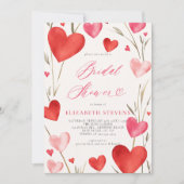 Valentijn Whimsical Hearts Garden Vrijgezellenfees Kaart (Voorkant)