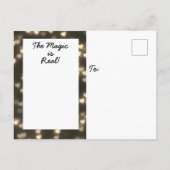 Valentijn White Snuggle Bunny Rabbits, Magisch Pet Feestdagenkaart (Achterkant)