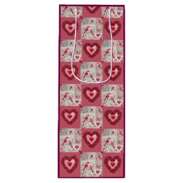 Valentijn - Wine Gift Bag Wijn Cadeautas