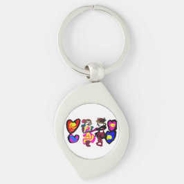 Valentijn winnen liefde sleutelhanger