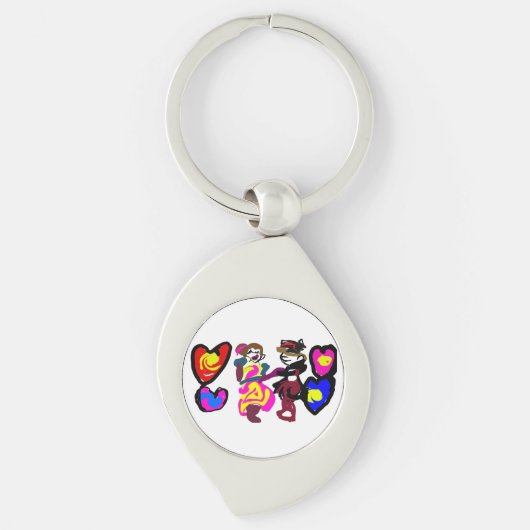 Valentijn winnen liefde sleutelhanger (Voorkant)