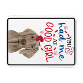 Valentijn Wishes van je Weimaraner koelkast Magneet (Horizontaal)