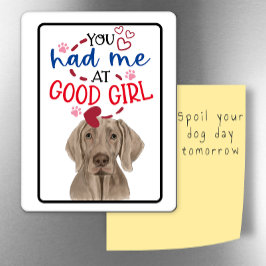 Valentijn Wishes van je Weimaraner koelkast Magneet