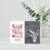 Valentijn Word Valentijnsdag Foto Briefkaart (Staand voorkant)
