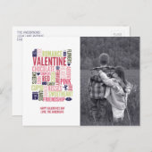 Valentijn Word Valentijnsdag Foto Briefkaart (Voorkant / Achterkant)