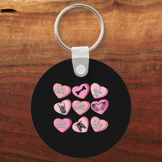 Valentijn X-ray Technician Radiologic Technologist Sleutelhanger (Voorkant)