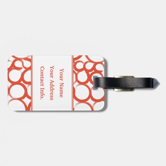 Valentijn XOXO Bagagelabel (Achterkant horizontaal)