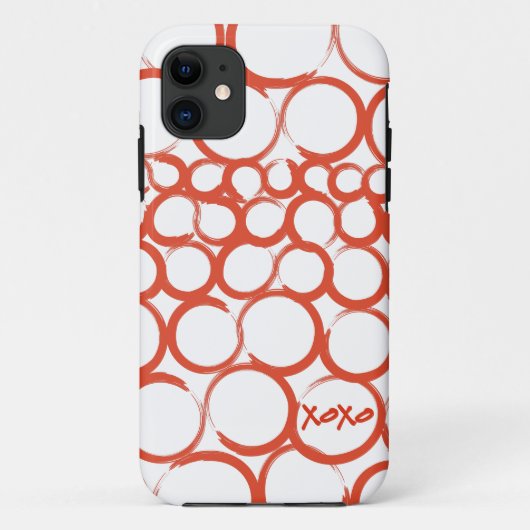 Valentijn XOXO Case-Mate iPhone Case (Achterkant)