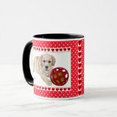 Valentijn Yellow Labrador Puppy Mokken (Voorkant links)