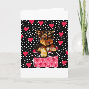 VALENTIJN YORKIE FEESTDAGEN KAART