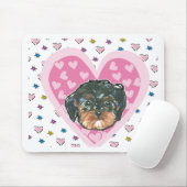 Valentijn Yorkie Poo Muismat (Met muis)