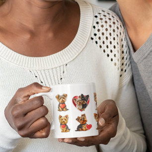 Valentijn Yorkshire Terrier Dog   Liefhebbers van  Grote Koffiekop