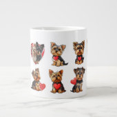 Valentijn Yorkshire Terrier Dog | Liefhebbers van Grote Koffiekop (Voorkant)