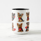 Valentijn Yorkshire Terrier Dog | Liefhebbers van  Mok (Midden)